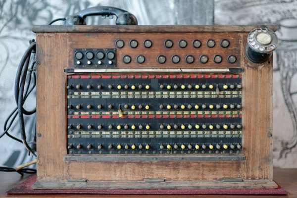 manual telephone switchboard