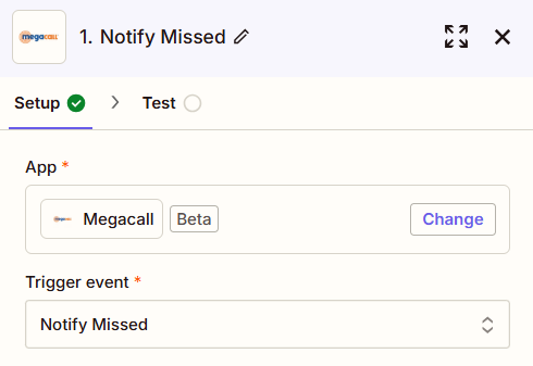 Settings Zapier