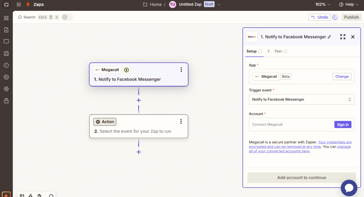 Integration with Zapier