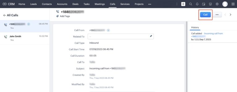 Zoho platform