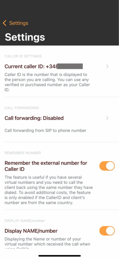 Megacall application