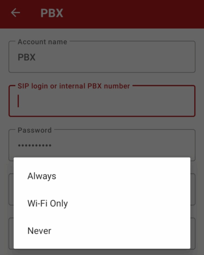 Megacall app for Android