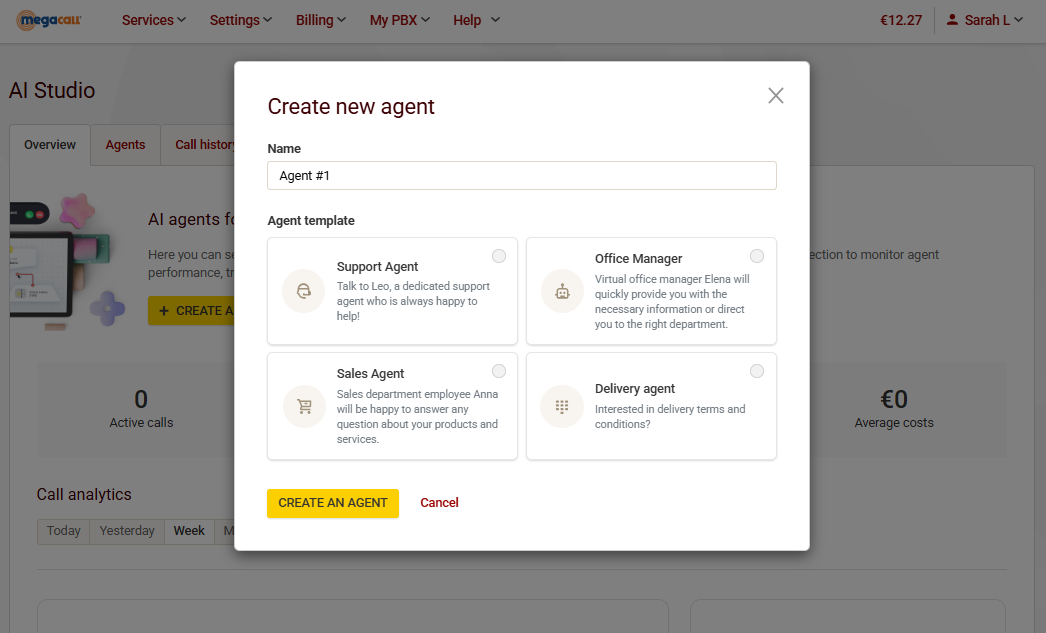 create ai agent