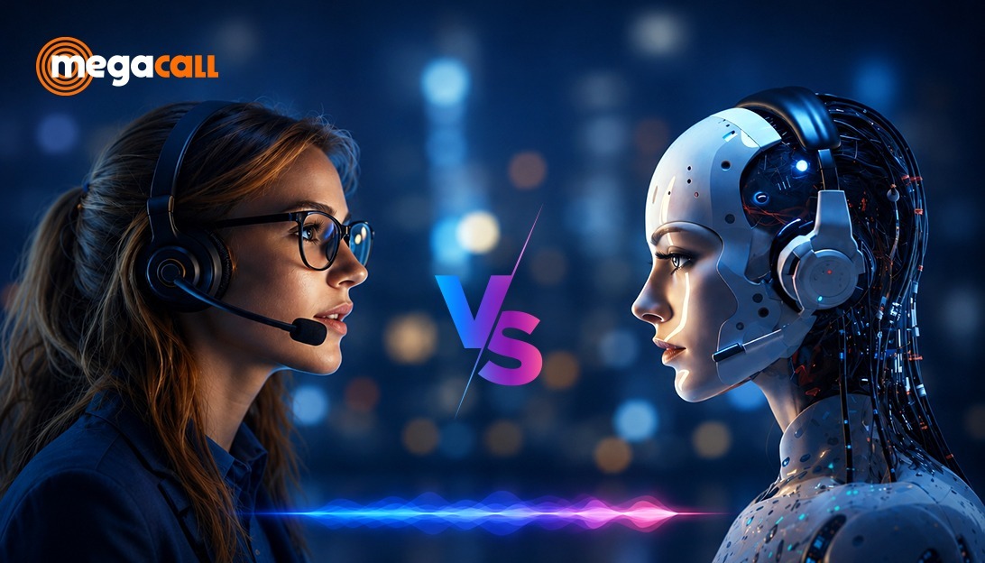 AI calls vs human agents